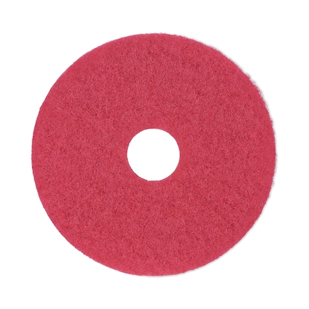 Premiere Pads Buffing Floor Pads, 14", Red, PK5 PAD 4014 RED